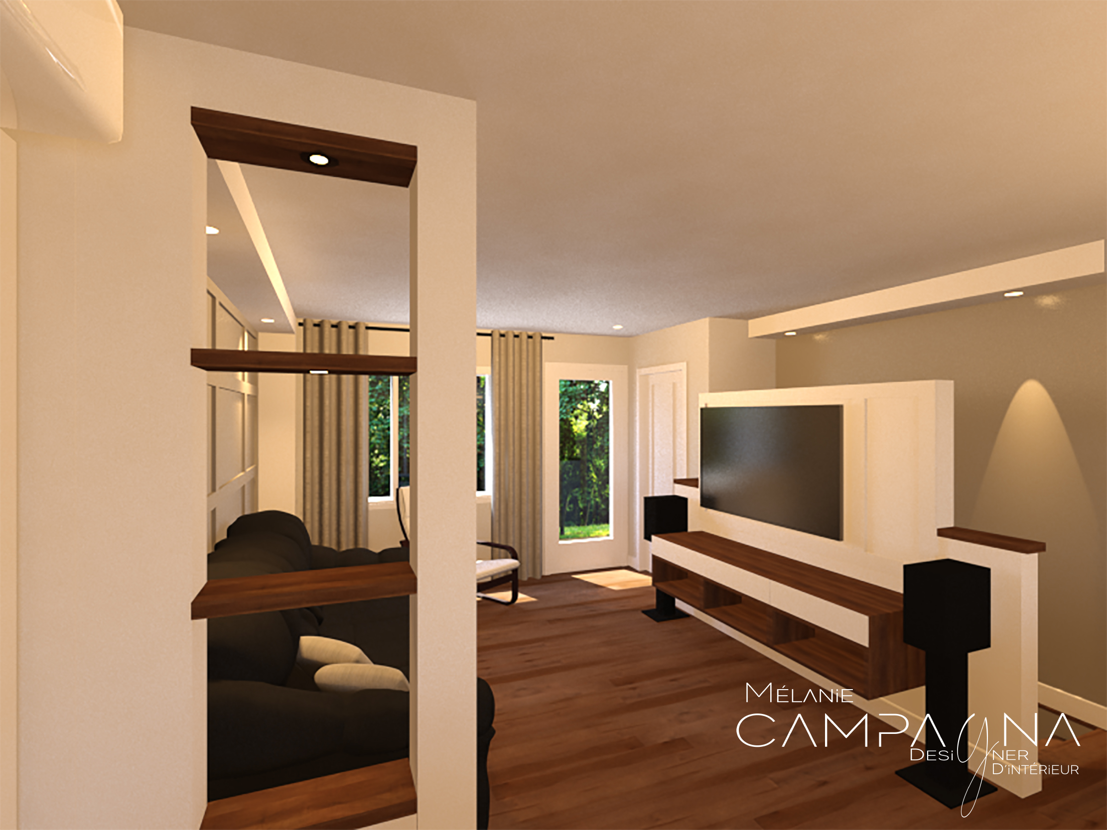 Rénovation rez-de-chaussée | Campagna Design| Sherbrooke et environs